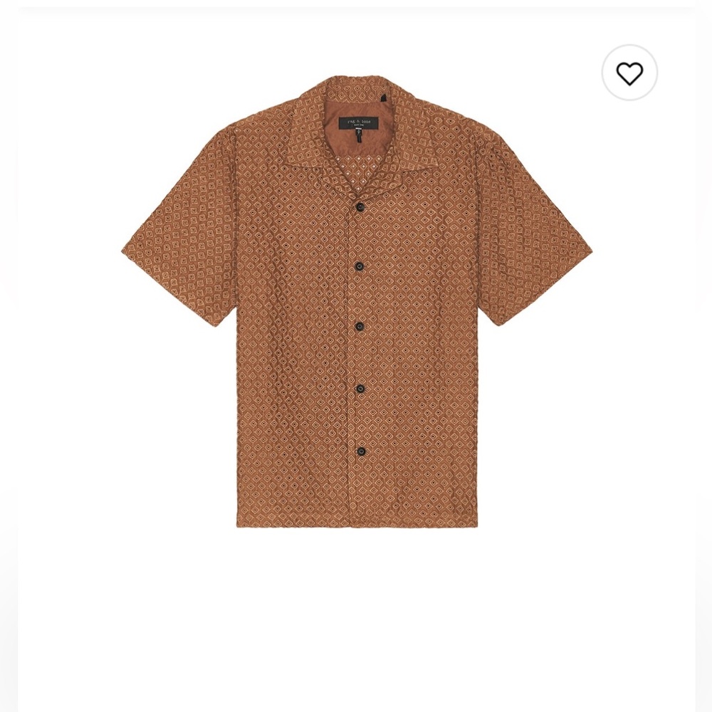 Rag and bone Avery diamond shirt clay